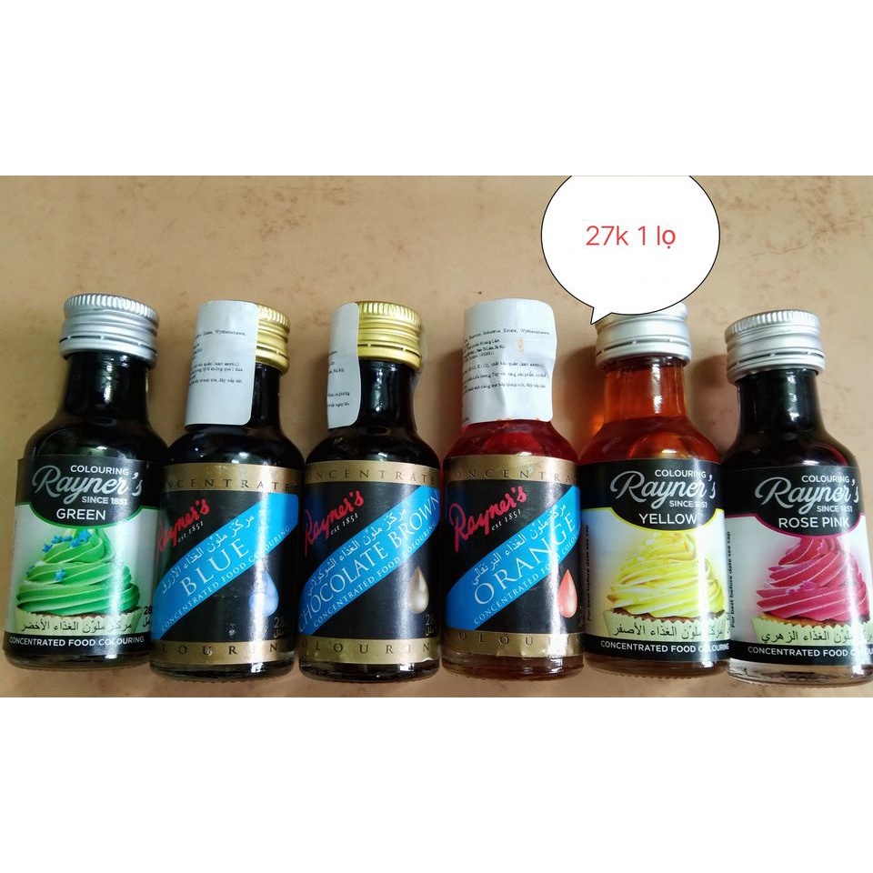 Màu thực phẩm Rayner’s Anh 28ml