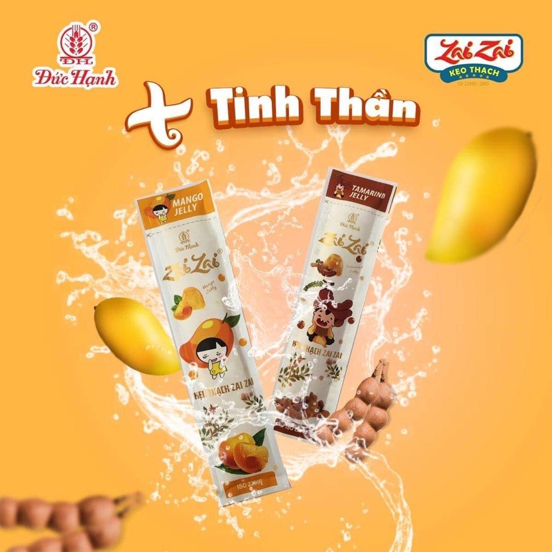 Kẹo thạch Zai Zai 35g dạng thanh dài dẻo dai 