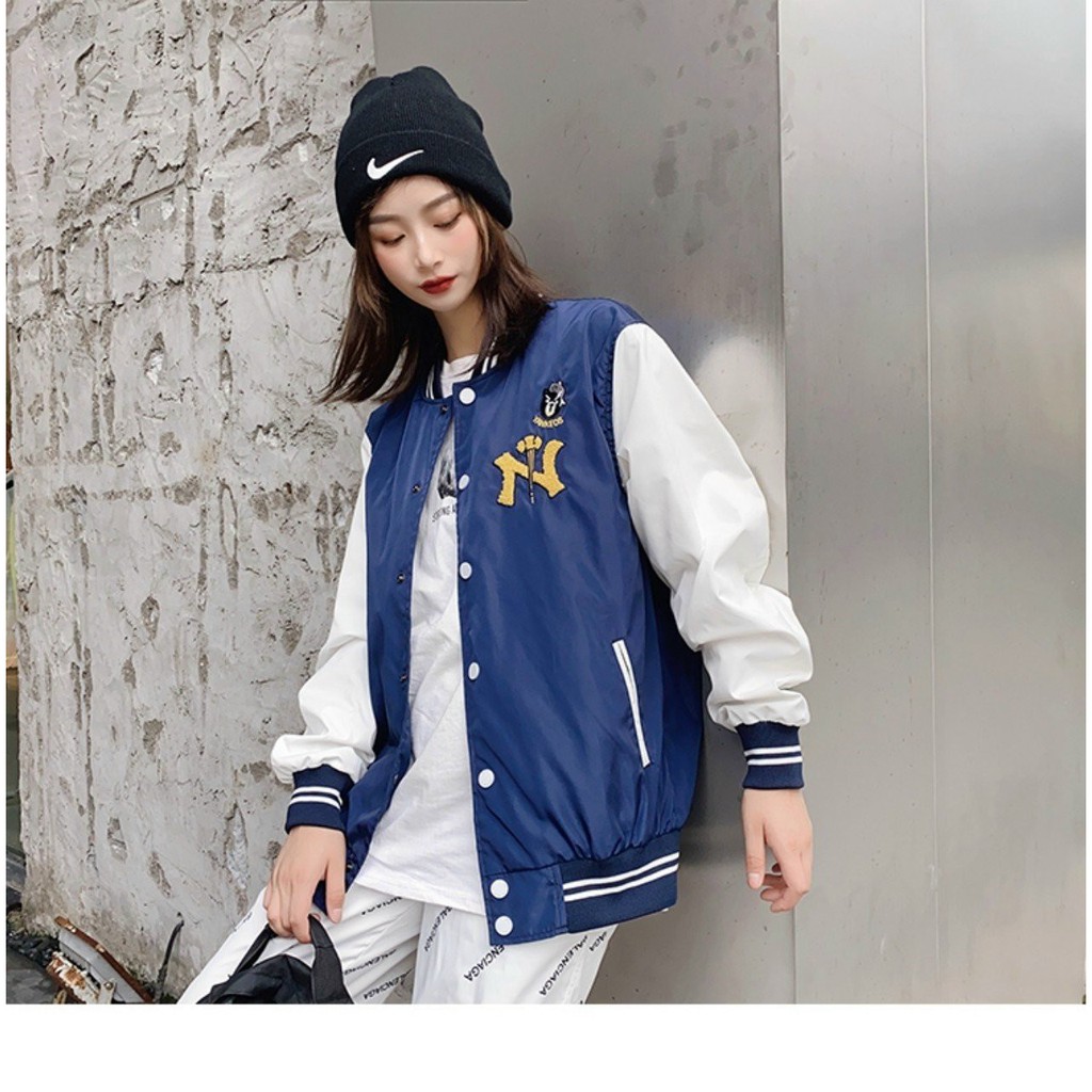 Áo Khoác Dù Bomber Nút Bấm N Yankeos KD15 Thời Trang Kiểu Dáng Hot Trend Hàn Quốc, Freesize Dưới 60kg | BigBuy360 - bigbuy360.vn