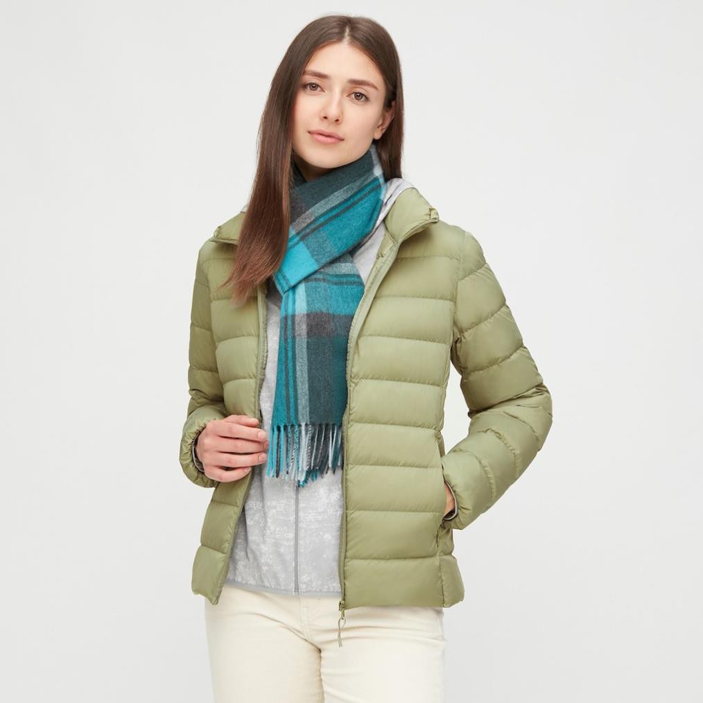 Áo phao lông vũ Nữ Uniqlo cổ trụ Xịn3