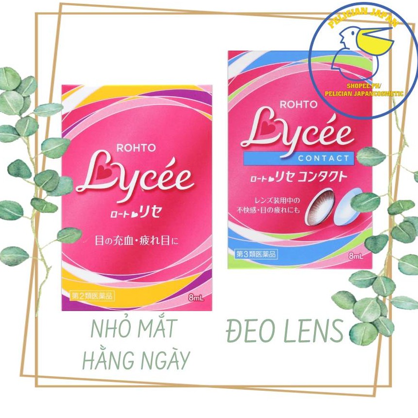 THUỐC NHỎ MẮT LYCEE CONTACT LENS 8ml