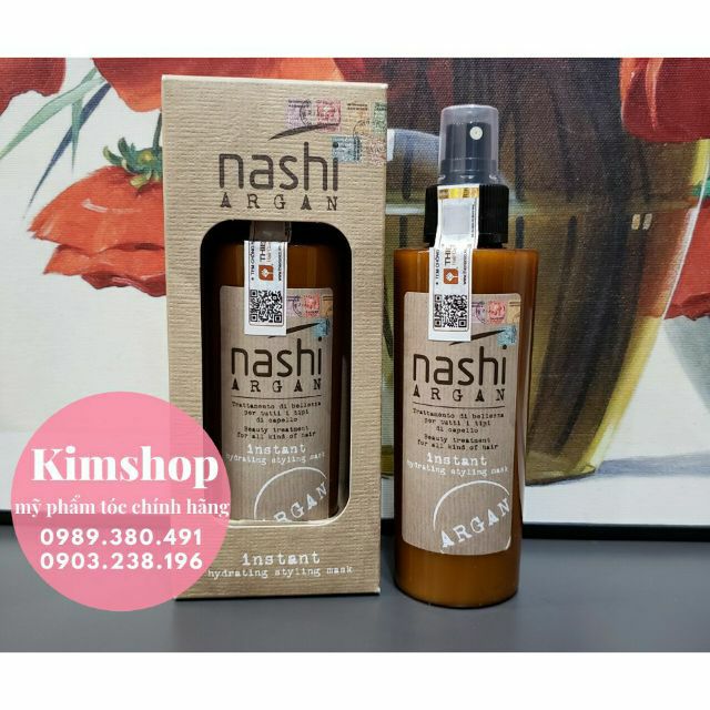 Xả khô Nashi dưỡng mềm bóng và phục hồi tóc 150ml