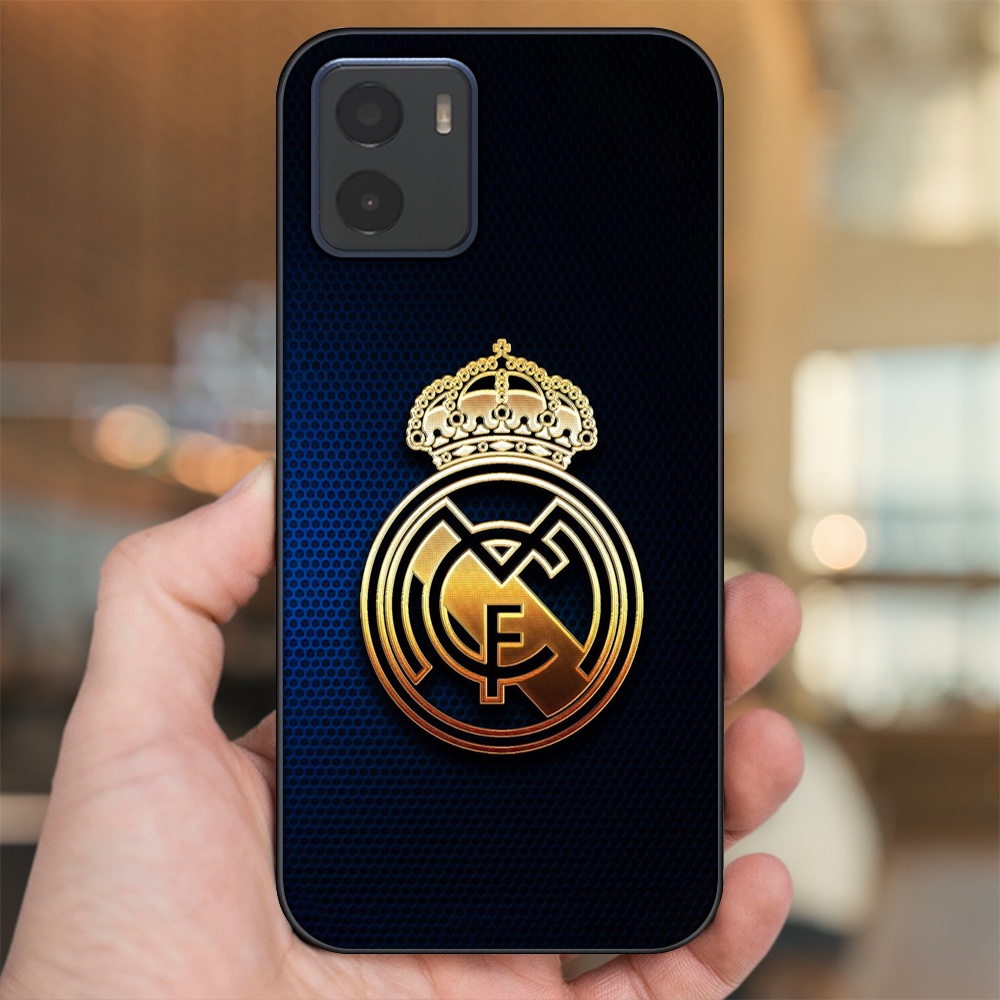 Ốp lưng Vivo Y15s, Y15a viền đen in hình Real Madrid