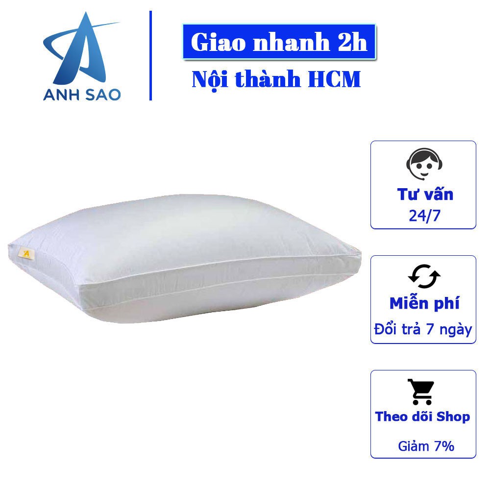 [MUA 2 TẶNG QUÀ] 1 Gối Lông Vũ Mircrofiber Cao Cấp Ánh Sao - KT: 47x67cm/ 57x77cm - Đạt chuẩn OEKO-TEK an toàn sức khỏe