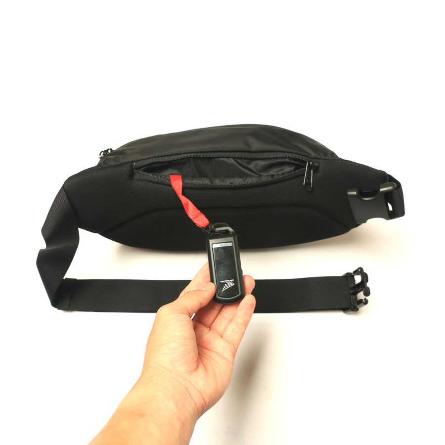 Balo đi học 🍀FREESHIP🍀 [XUẤT XỊN NHÀ MÁY 2020] Túi Đeo Chéo Thời Trang No.1 Waist Bag Black