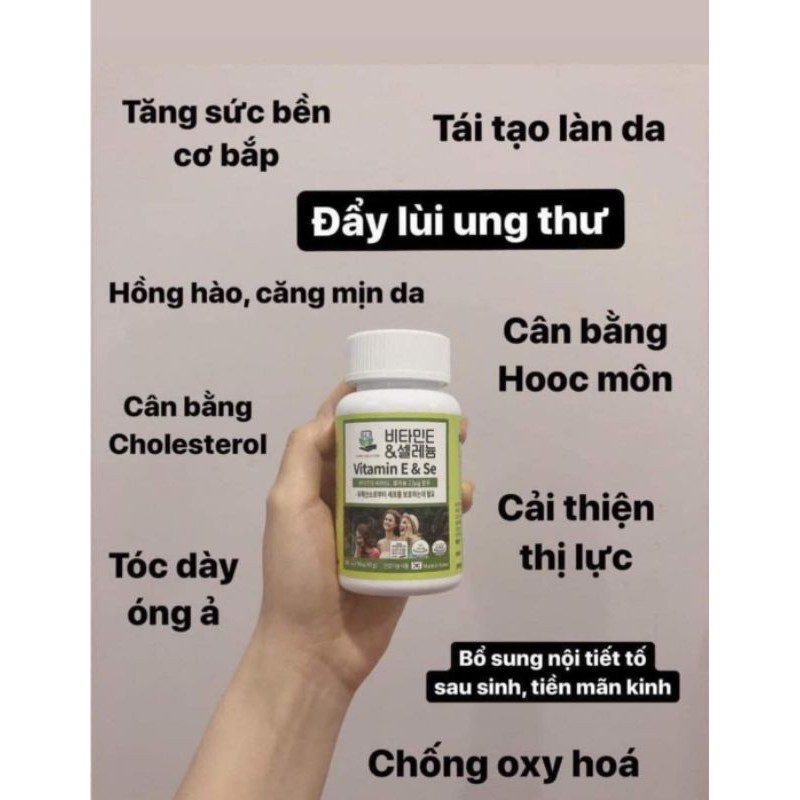 Vitamin e & Selanium hàn quốc