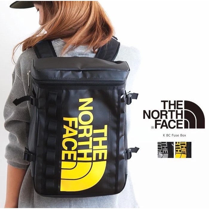 Ba lô The North Face Fuse Box - Màu đen chữ vàng