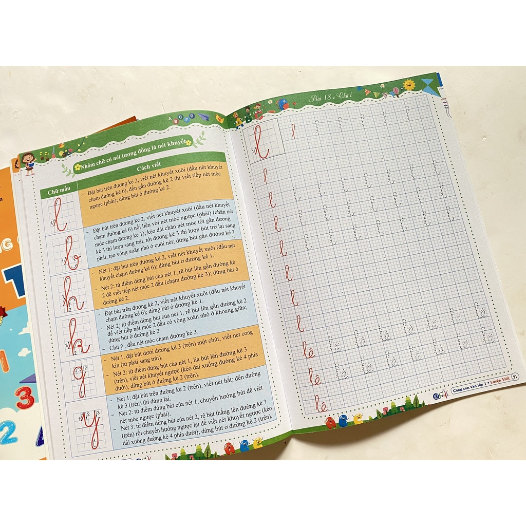 Sách - Cùng Con Vào Lớp 1 - Toán + Luyện Viết