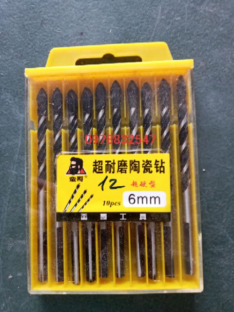 Mũi khoan đá 6mm mũi khoan đa năng