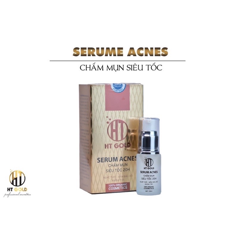 serum CHẤM MỤN SIÊU TỐC 20h HT GOLD 25ml