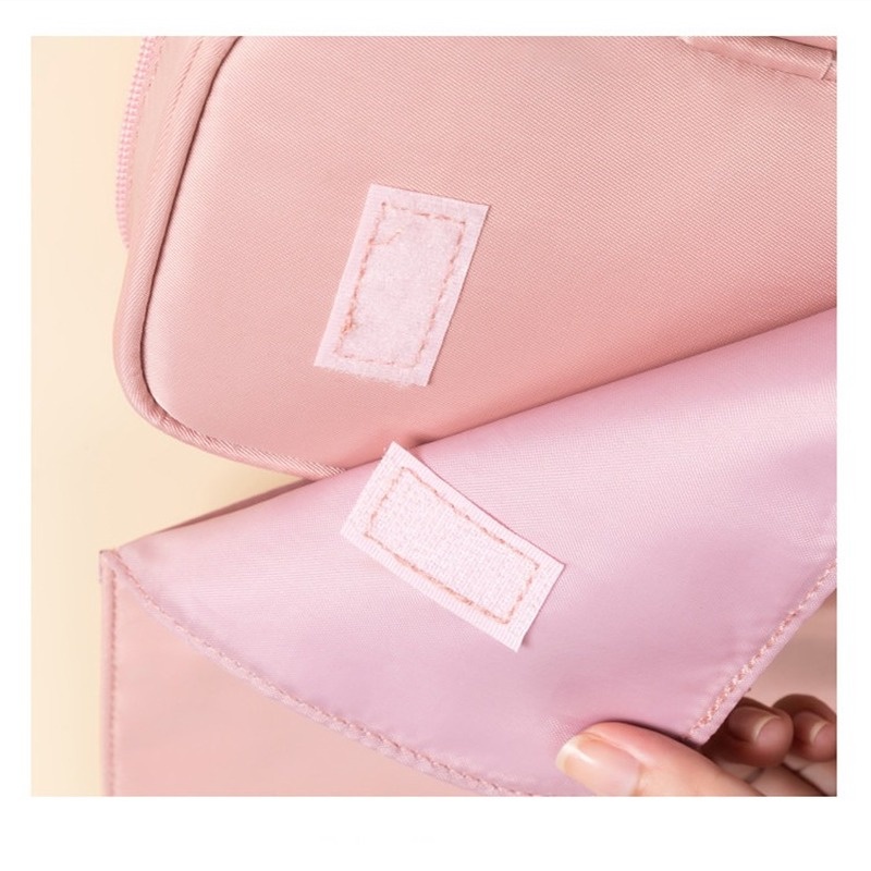 Túi Đựng Cọ Trang Điểm Bằng Nylon Chống Thấm Nước Đa Năng Tiện Dụng
