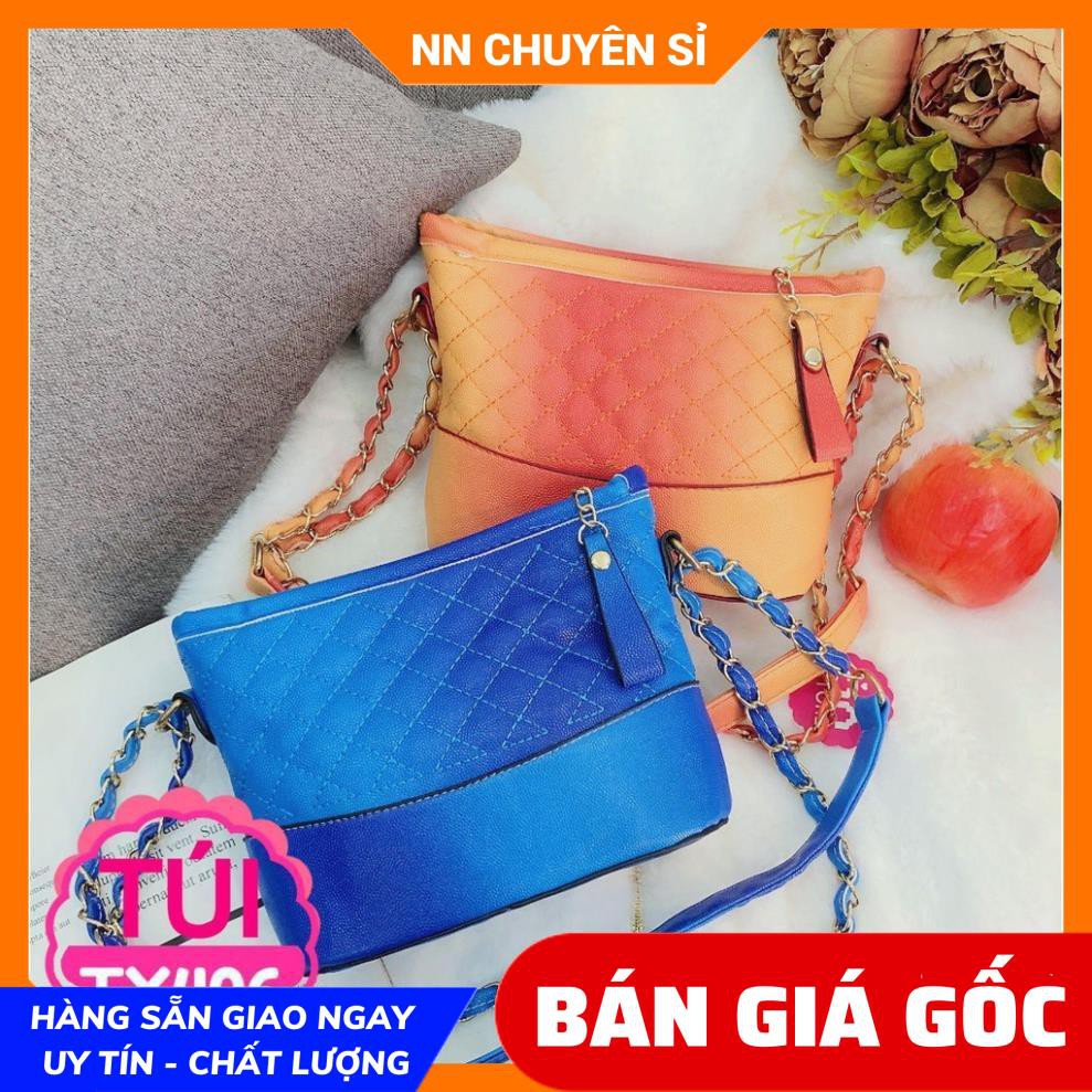 TÚI NT PHỐI MÀU CỰC XINH TX406 ⚡100% ẢNH THẬT⚡TÚI XÁCH NỮ GIÁ RẺ