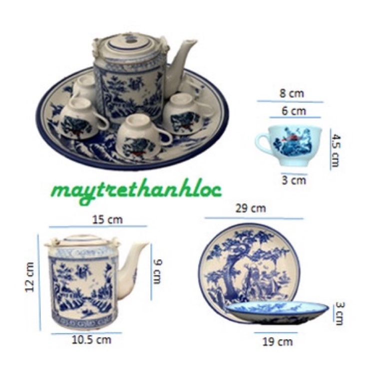 Bộ tách trà xưa