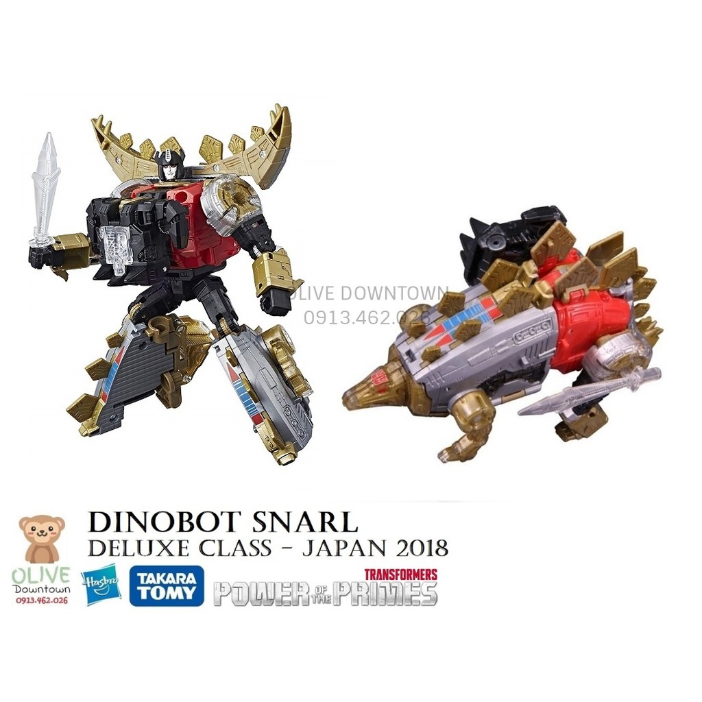 🔋 Dinobot SNARL đầy đủ phụ kiện - TRANFORMERS Power of The Primes