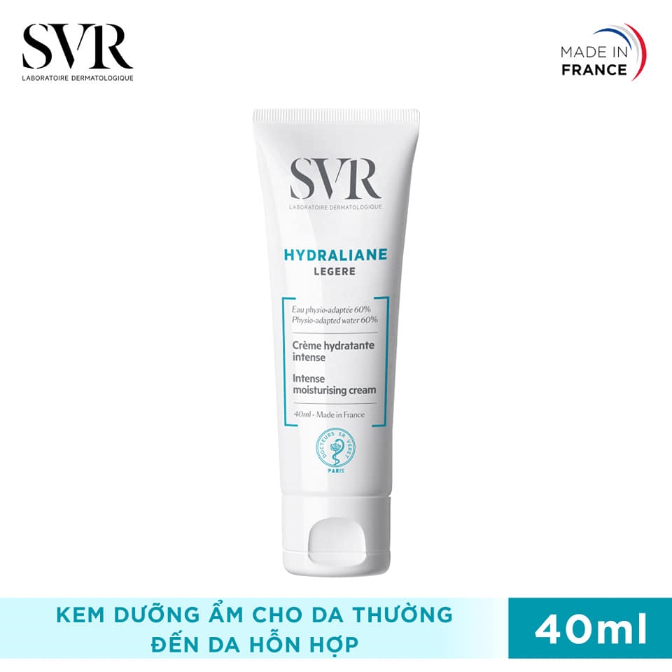 ✅ Kem Dưỡng Ẩm Chuyên Sâu Cho Da Thường Và Da Hỗn Hợp SVR Hydraliane Legere 40ml