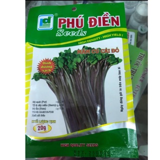 Hạt giống mầm củ cải đỏ- gói 20gram