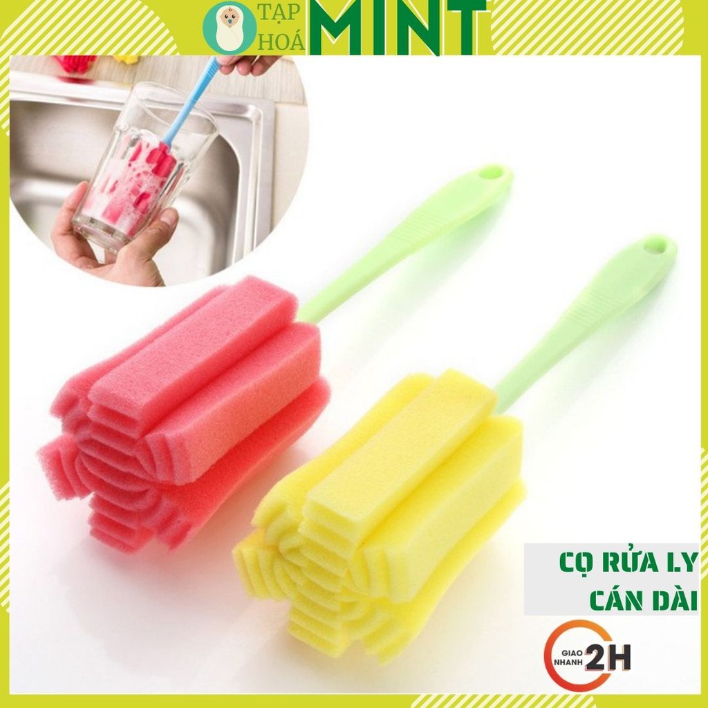 Cọ rửa ly cán dài tiện lợi, đồ dùng nhà bếp - Tạp hoá mint