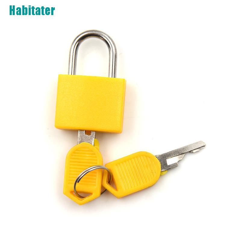 Ổ Khóa Vali Du Lịch Mini Bằng Thép Mạnh Kèm 2 Ổ Khóa