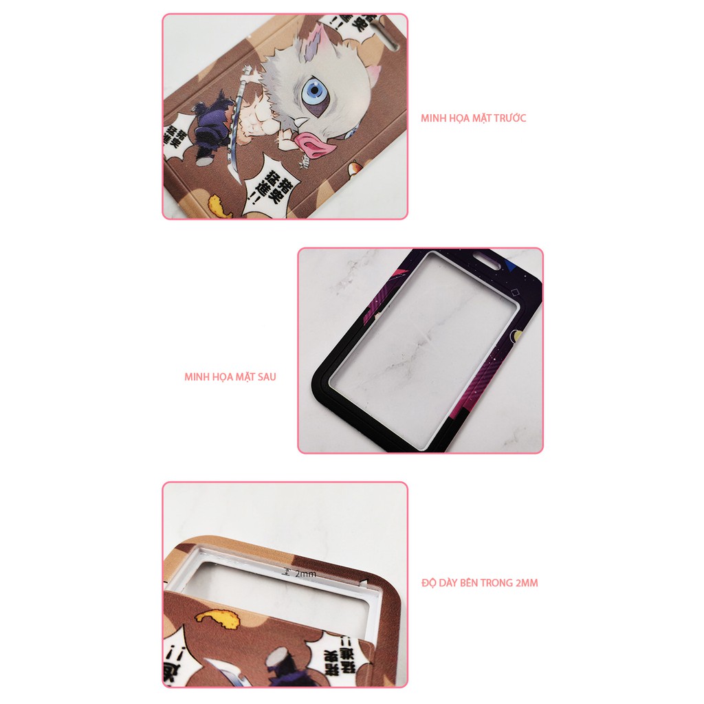 Bao thẻ / Bảng tên / Dây đeo thẻ cá nhân Anime KIMETSU NO YAIBA