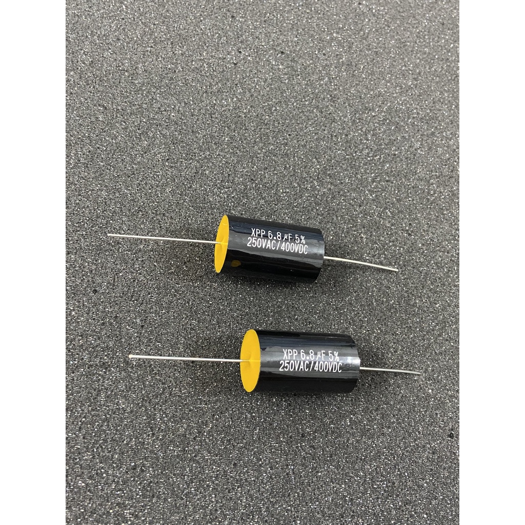 Tụ lọc phân tần cản loa treble 6.8uf 400v hàng cao cấp