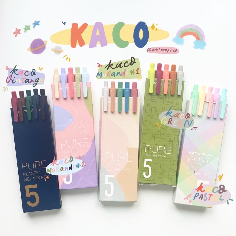 [Mã LIFEXANH03 giảm 10% đơn 500K] [BÚT KACO GEL]Bút gel nhiều màu đa dạng