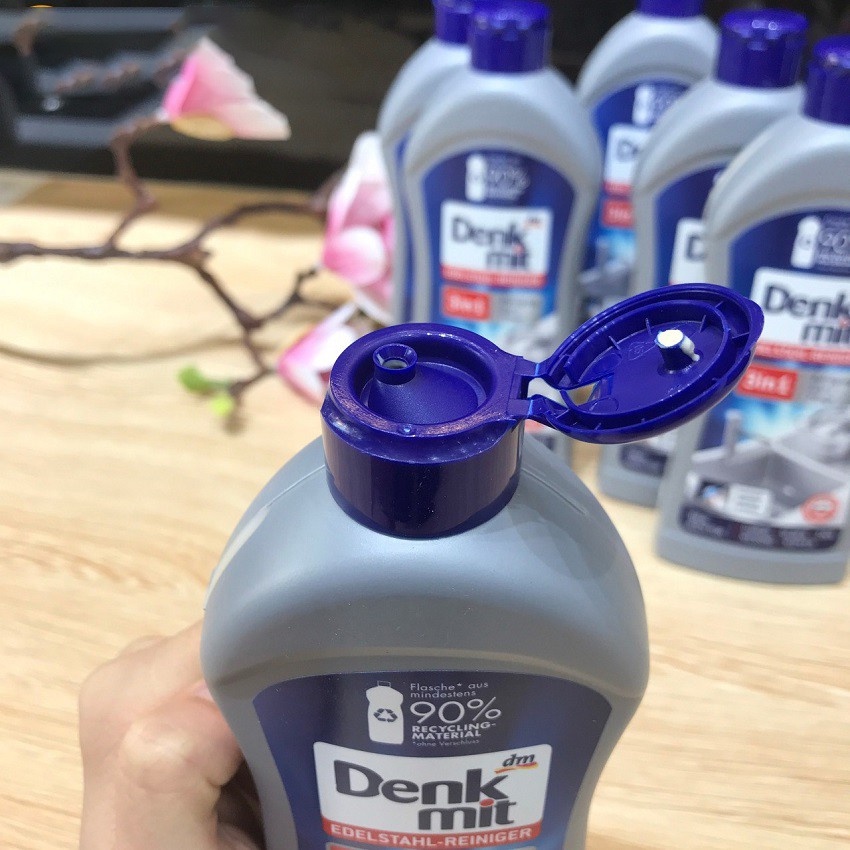 Chai tẩy inox Denkmit 3in1 đánh bóng bề mặt