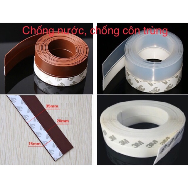 [⚡️FLASH SALE⚡️ ] 1m Ron cao su dán cửa chống côn trùng, mưa hắt