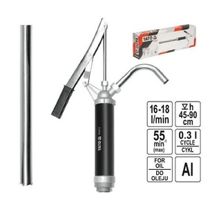 Bơm hóa chất dùng tay dạng piston yato yt-0712, bơm các loại chất lỏng rượu, xăng, dầu