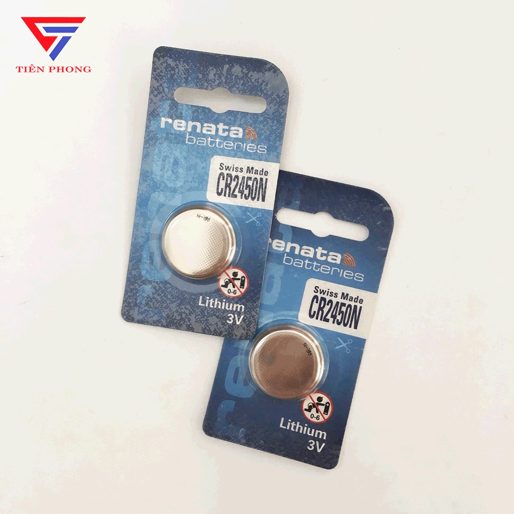 Pin CR2450 CR2450N Renata 3V Lithium batteries vỉ 1 viên chính hãng