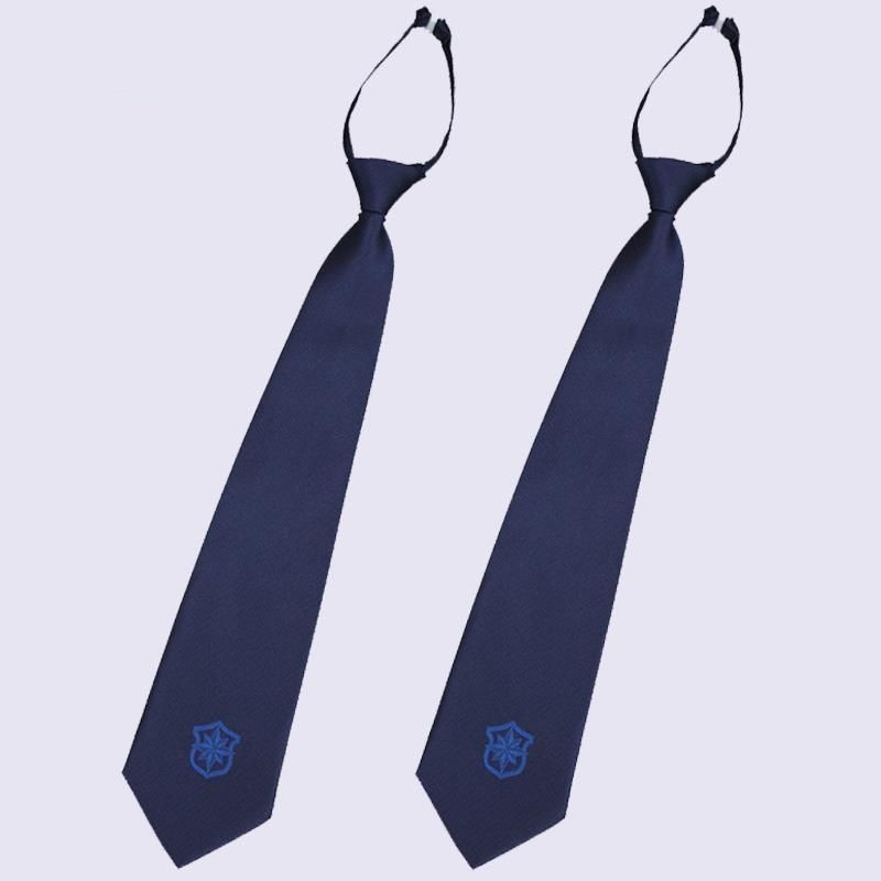 cà vạt bảo mật mới 2011, có khóa kéo ẩn màu xanh lam, hình ảnh an ninh tài sản của nam giới và phụ nữ sau kẹp [phát hành