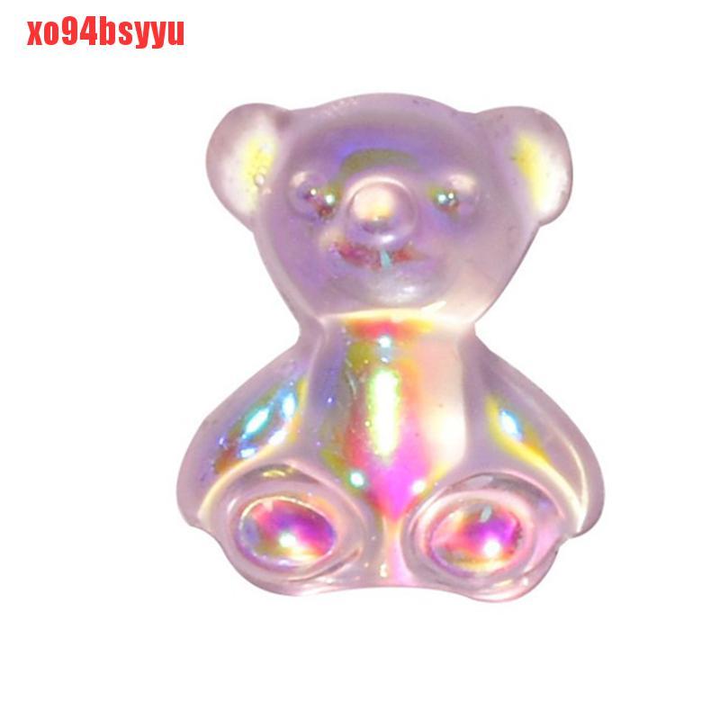Set 6 Hình Dán Trang Trí Móng Tay Gấu 3D Thời Trang 3 Kích Thước xo94bsyyu