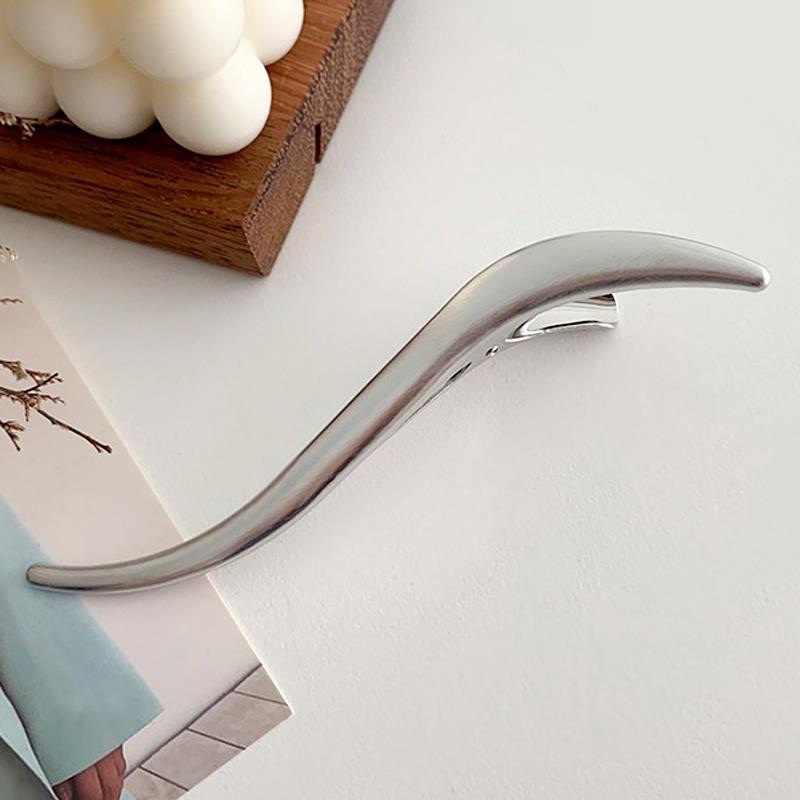 Kẹp Tóc Kim Loại Hình Chữ S Phong Cách Nhật Hàn Độc Đáo Thời Trang