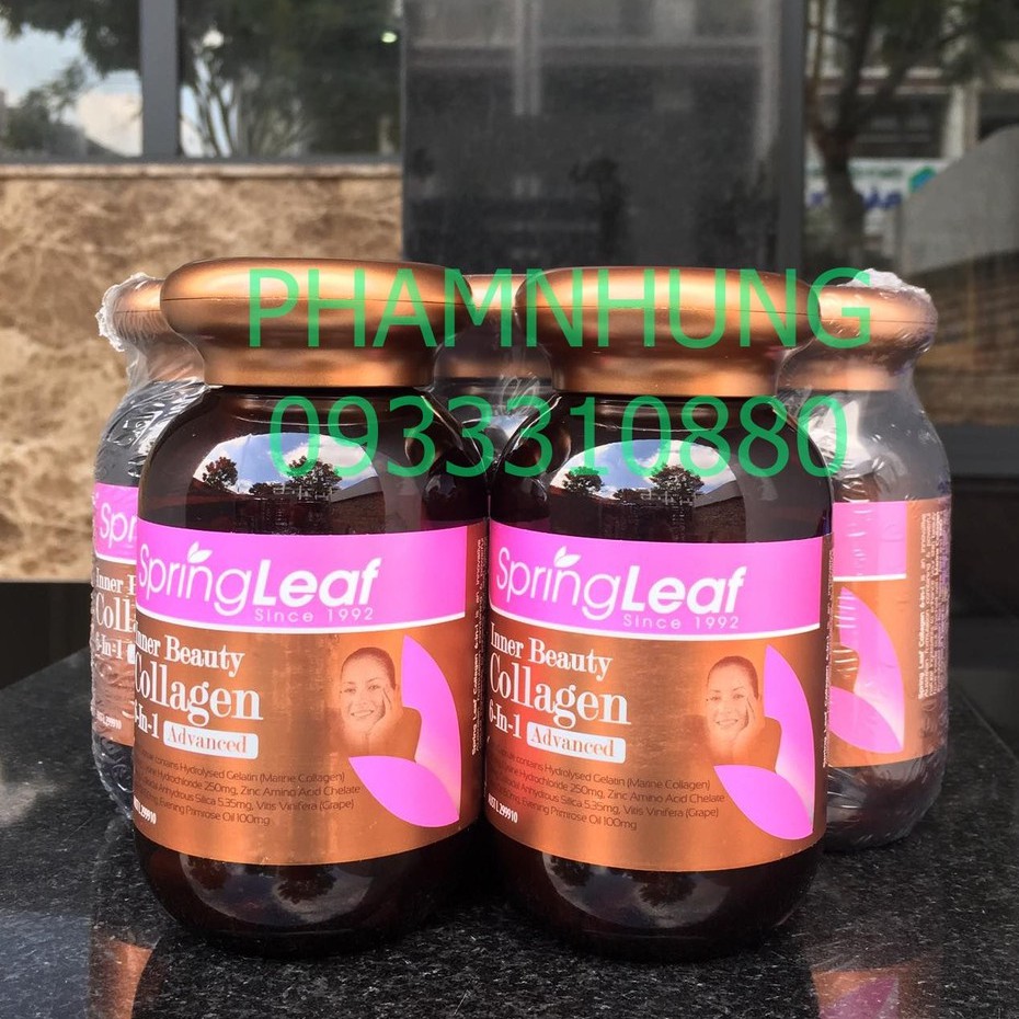 Viên uống Collagen Spring Leaf Inner Beauty 6 in 1 (90 viên)