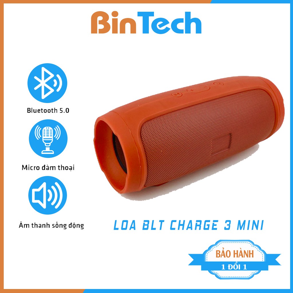 Loa bluetooth mini CHARGE 3 không dây,nghe nhạc,giá rẻ,công nghệ blutooth 5.0 BINTECH