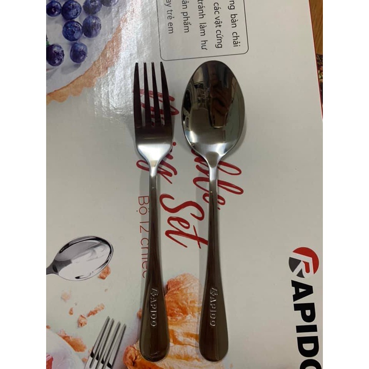 Bộ 12 thìa dĩa RAPIDO cực xịn