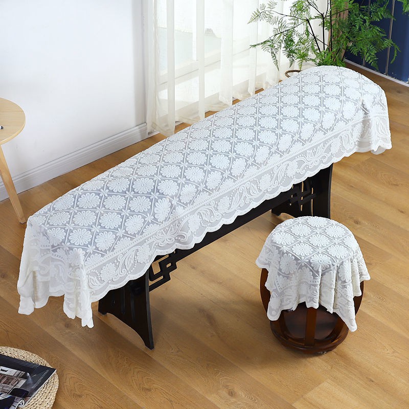 Tấm Bọc Chống Bụi Chất Liệu Dày Dặn Phối Ren Cho Dây Đàn Guzheng Ốp