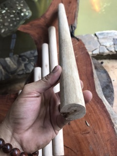 Thanh gỗ tròn 3cm, dài40cm đến 60cm