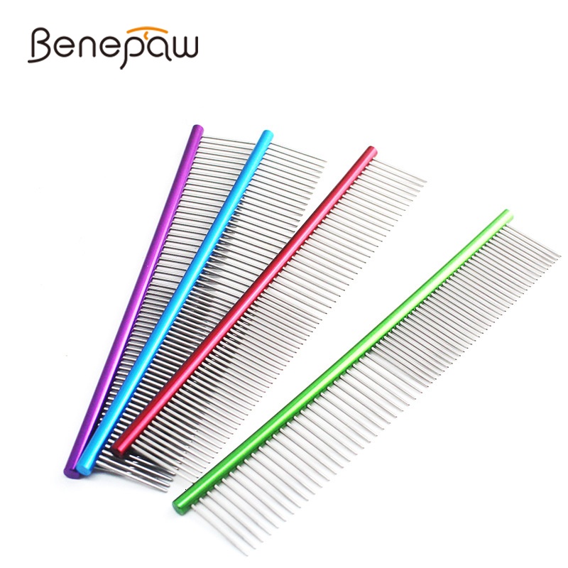Lược Chải Lông Thú Cưng Hình Tròn Bằng Thép Không Gỉ Trọng Lượng Nhẹ Thoải Mái Chuyên Nghiệp