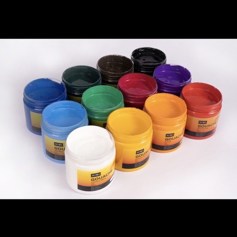Màu Gouache Miya Himi Hũ 200ml/ Himi Gouache Paint 200ml Bottle
