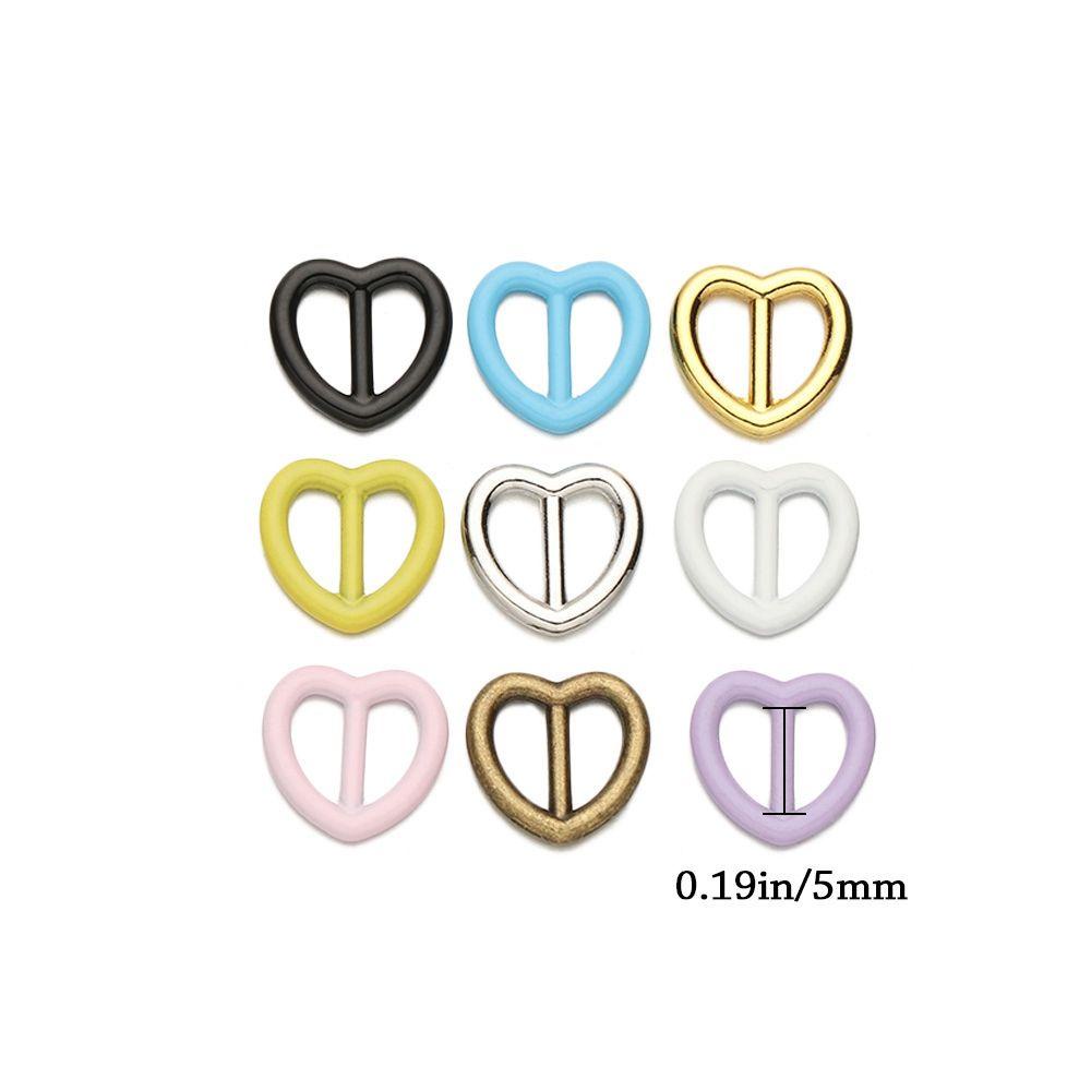 BEBETTERM Set 10 / 20 Khóa Trái Tim Cho Búp Bê Nhồi Bông