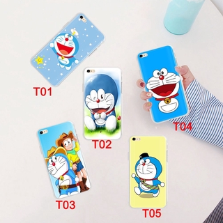 Ốp điện thoại trong suốt hình doraemon cho iPhone 8 7 6s 6 plus 5 5S SE 5C 4 4s
