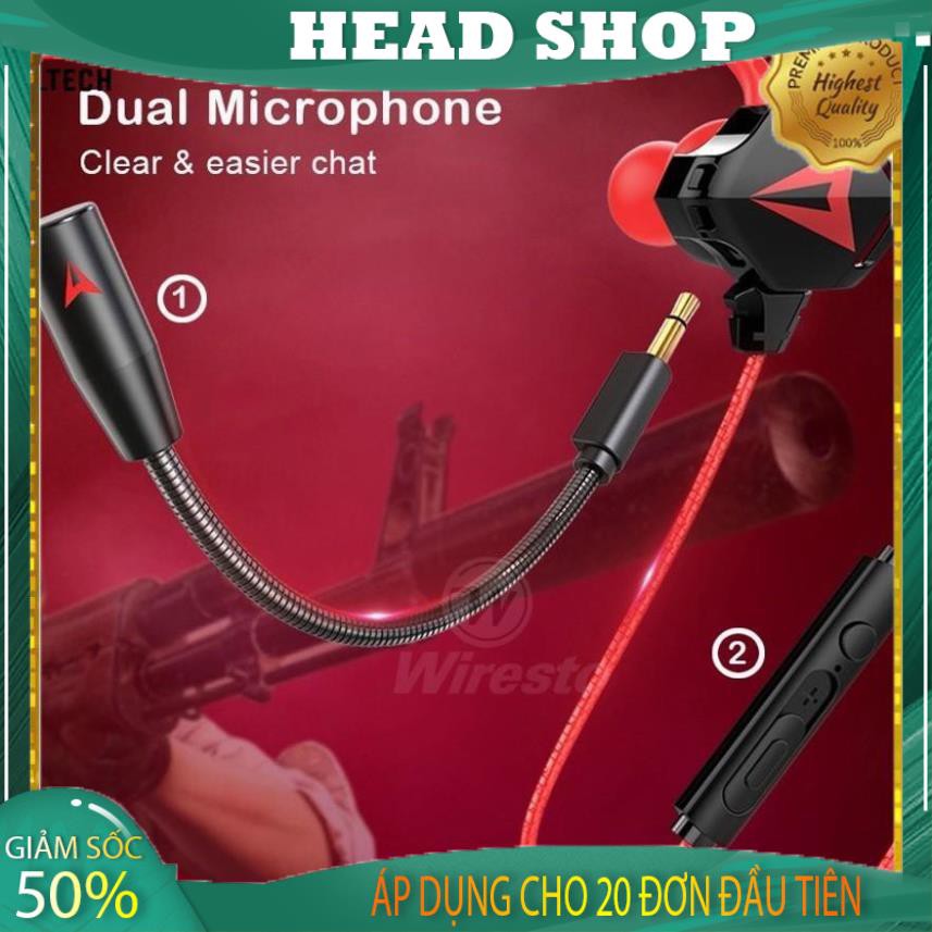 TAI NGHE GAMING CHUYÊN GAME G5 điện thoại máy tính bảng PC cho Game thủ mã G5 (Gía sỉ ) HEAD SHOP