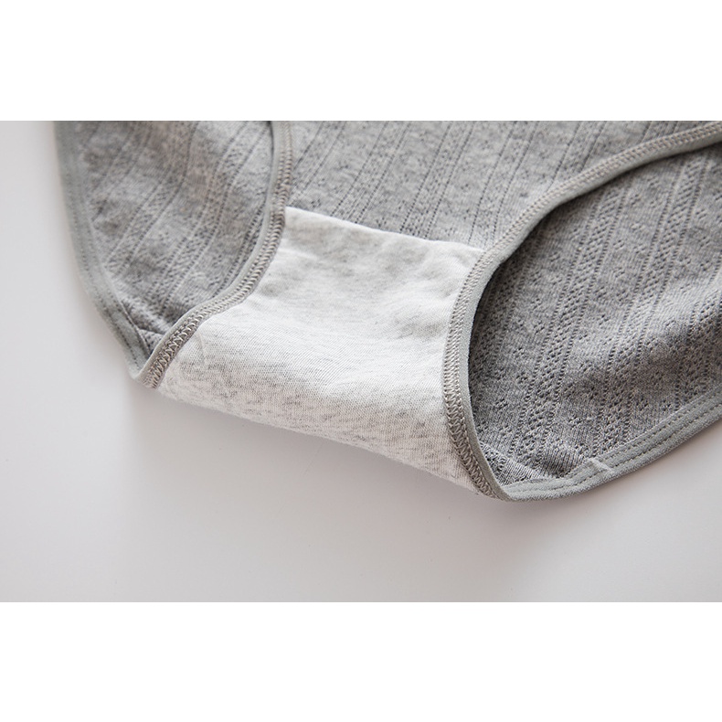 Quần lót nữ cotton tăm cao cấp thoáng khí co giãn kháng khuẩn 221 - HaSong