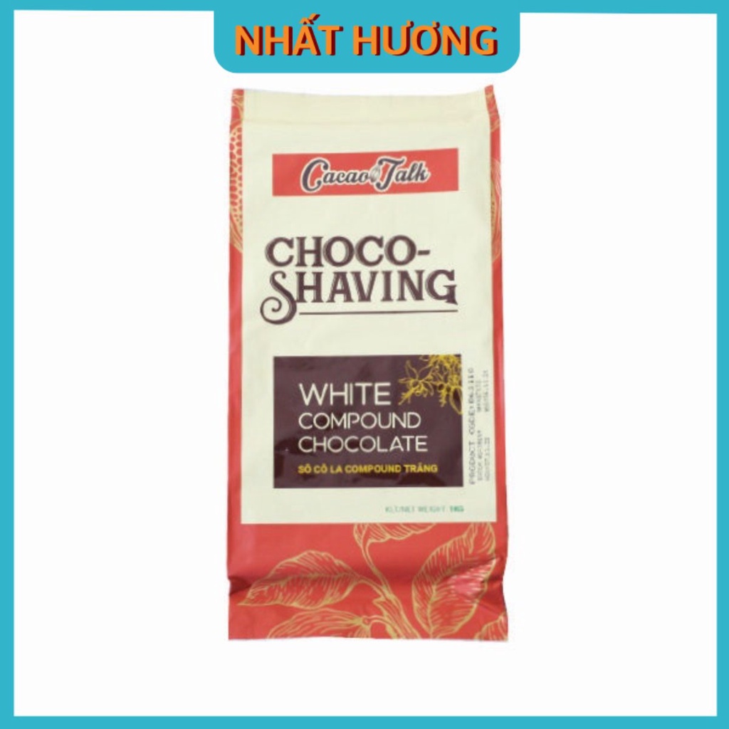 Choco Shaving Trắng Cacao Talk 1kg
