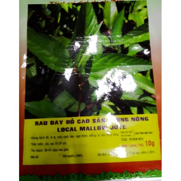 HẠT RAU ĐAY ĐỎ - GÓI 10 GRAM