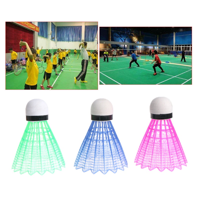 Quả Cầu Lông Gắn Đèn LED Phát Sáng Trong Đêm
