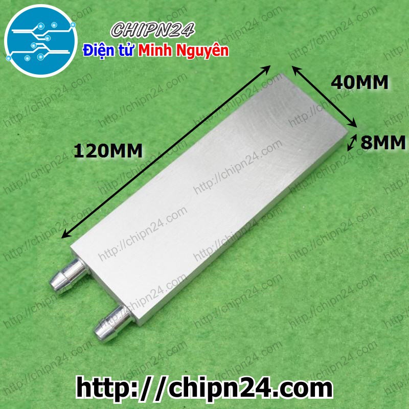 [1 pcs] (A3) Tản nhiệt nước cho sò nóng lạnh 40*120*12mm