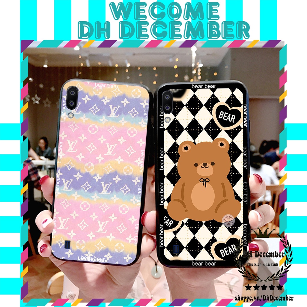 Ốp lưng Samsung A10 / M10 in hình 3D GẤU HỒNG-GẤU BE3R -XINH XẺO CỰC ĐẸP