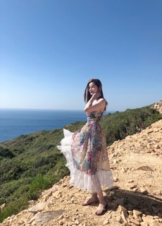 Đầm Maxi Lỡ Cúp Ngực Ren Chân