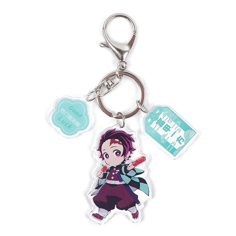 Tmdbyx Móc Chìa Khóa Họa Tiết Anime Demon Slayer Bằng Acrylic